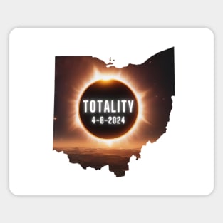 Ohio Total Eclipse April 8, 2024 Totality Magnet
